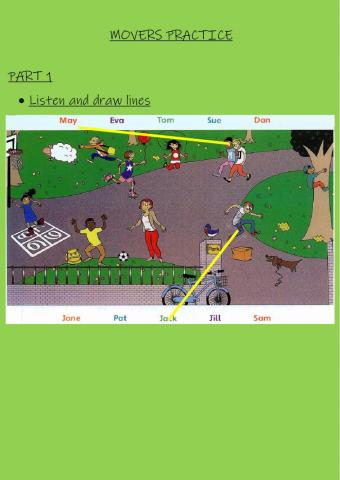 A1 movers listening practice