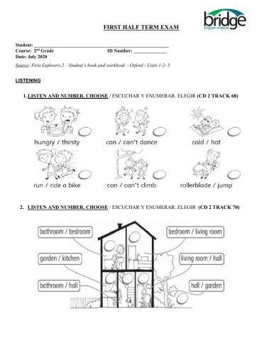 FHTE - Listening - 2nd grade