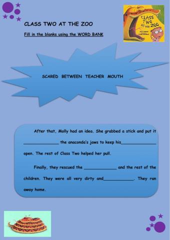 Fill in the blanks using the WORD BANK