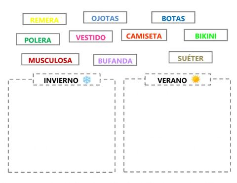 Ropa invierno verano