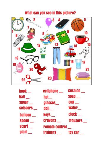 Objects in English