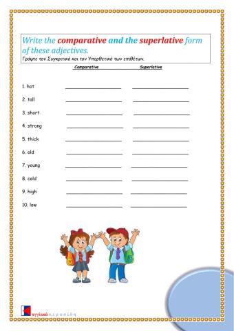 Comparative-Superlative