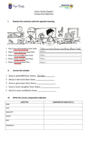 Comparative Adjectives