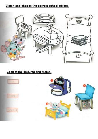 Where are my school objects?