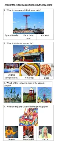 Coney Island quiz