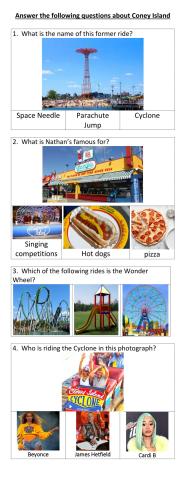 Coney Island quiz