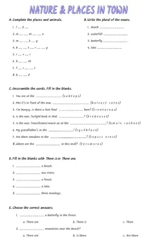 NATURE - PLACES IN TOWN