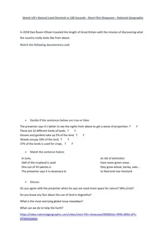 UK's natural land diminishes