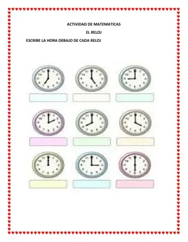 El reloj