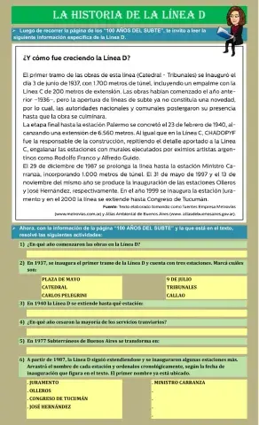 La historia de la Línea D