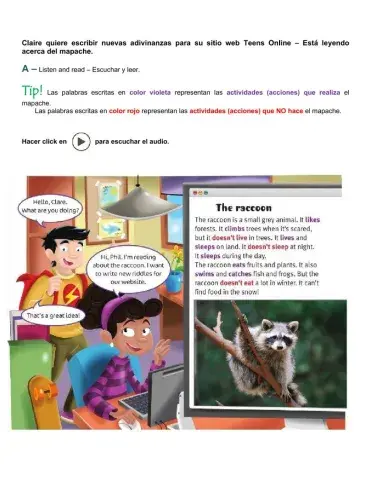 Read about the raccoon