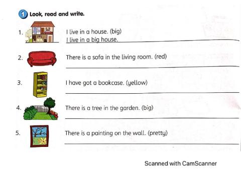 My New House (Adjective)