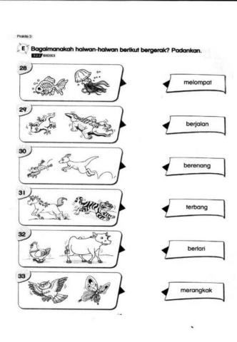 Cara haiwan bergerak
