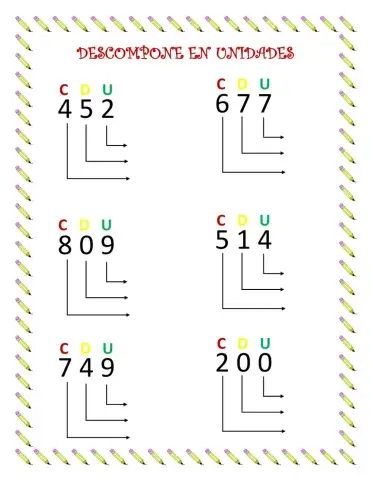 Descomposición de números