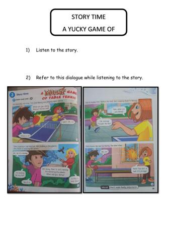A Yucky Game of Table Tennis (adapted from Get Smart Plus 3: Student's Book)