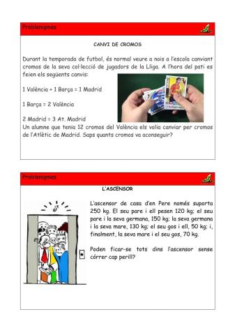 L'ascensor i els cromos