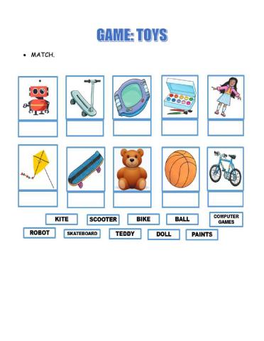 Game: toys