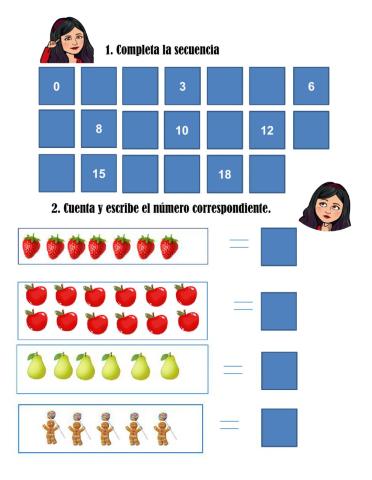 Números del 0 al 19