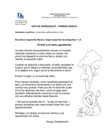 Comprensión auditiva