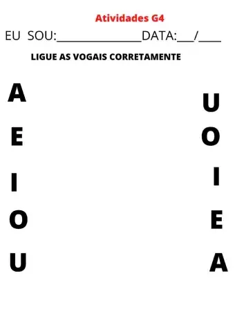 Ligue vogais
