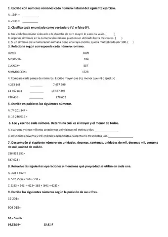 EVALUACION SEPTIMO DE BASICA - MATEMATICAS