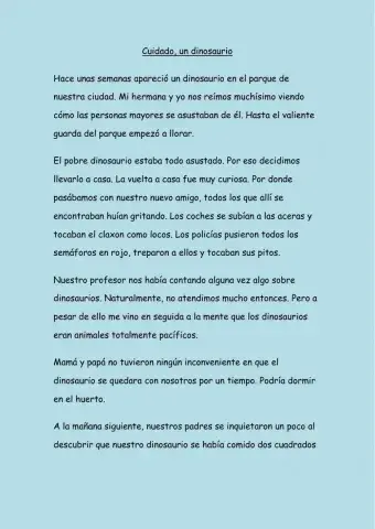 Cuidado, un dinosaurio