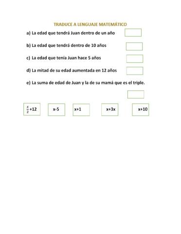 Lenguaje matemático