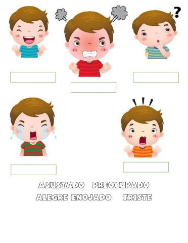 Arrastra y solta emociones