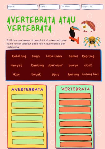 Avertebrata-vertebrata
