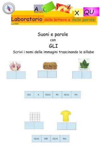 -Gli-  suoni e parole