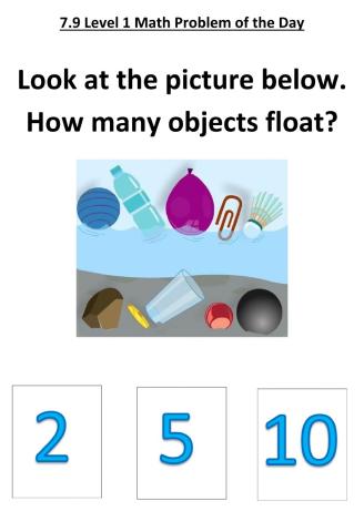 7.9 level 1 math problem of the Day