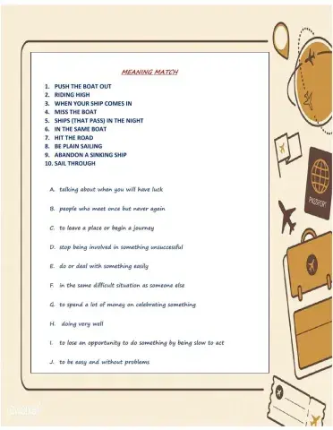 10 Travel-inspired Expressions