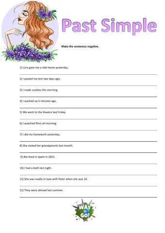 Past Simple negative