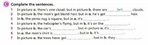 Look at the pictures, read and choose the correct option