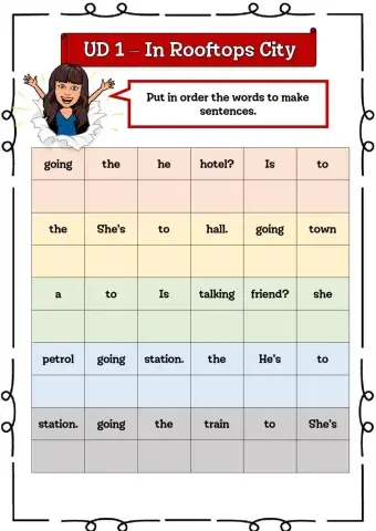 In Rooftops City - 4º UD 1 Ficha 5