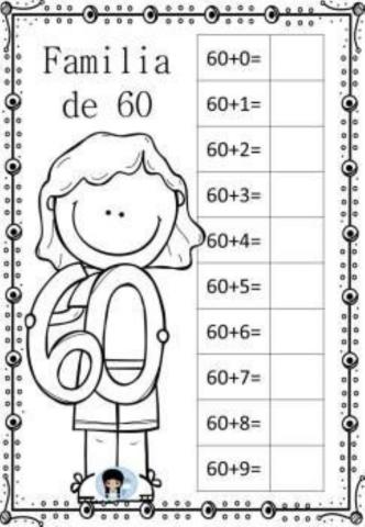 Sumas familia del 60