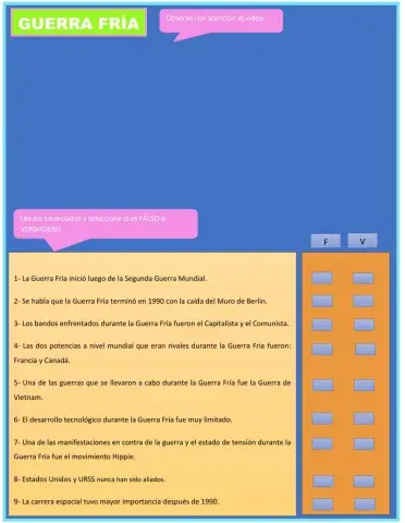 Guerra fría f-v