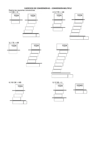 Ejercicio 3 conversión unidades