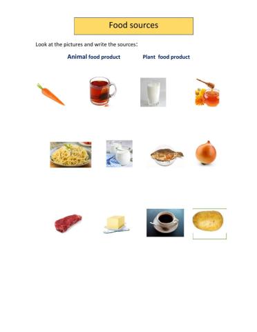 Food sources