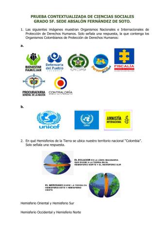 PRUEBA CONTEXTUALIZADA CIENCIAS SOCIALES