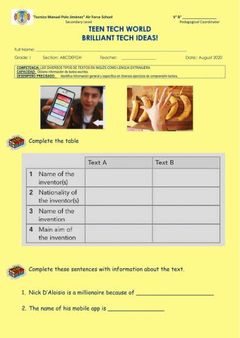 Reading Comprehension Practice