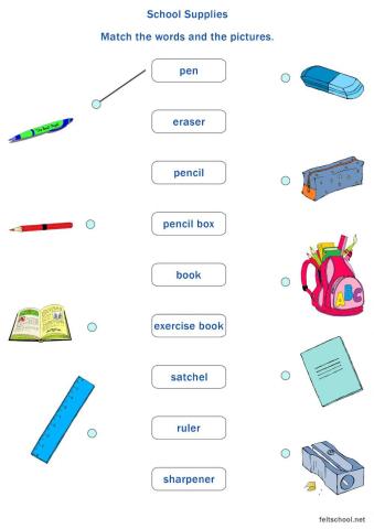 School Supplies.match