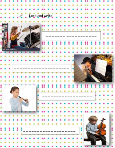 Can play instruments