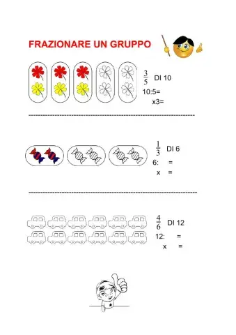 Frazionare un gruppo