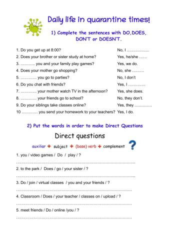 Simple Present QUESTIONS