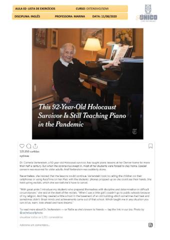 Reading Comprehension