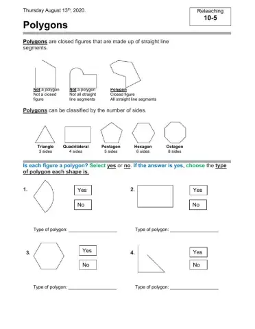 Polygons accomodations