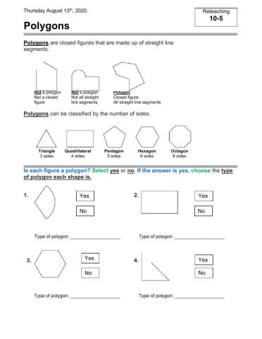 Polygons accomodations