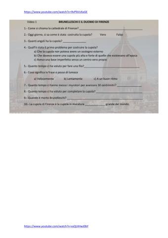 Brunelleschi e il duomo di firenze