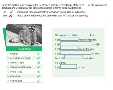 Complete the fact file